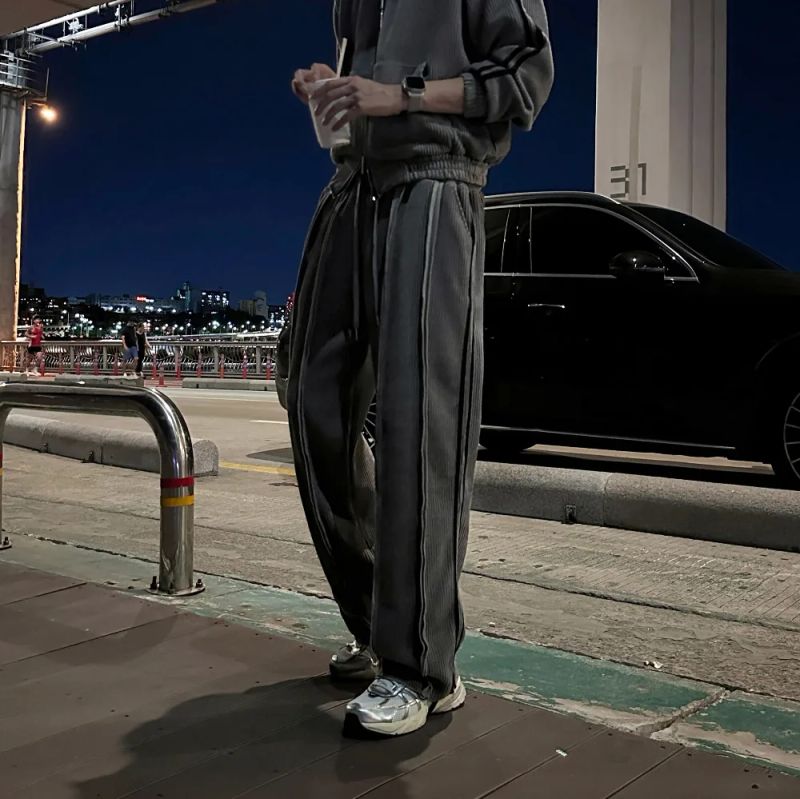 LMN Slay Velour Brushed Wide Pants (2 colors)