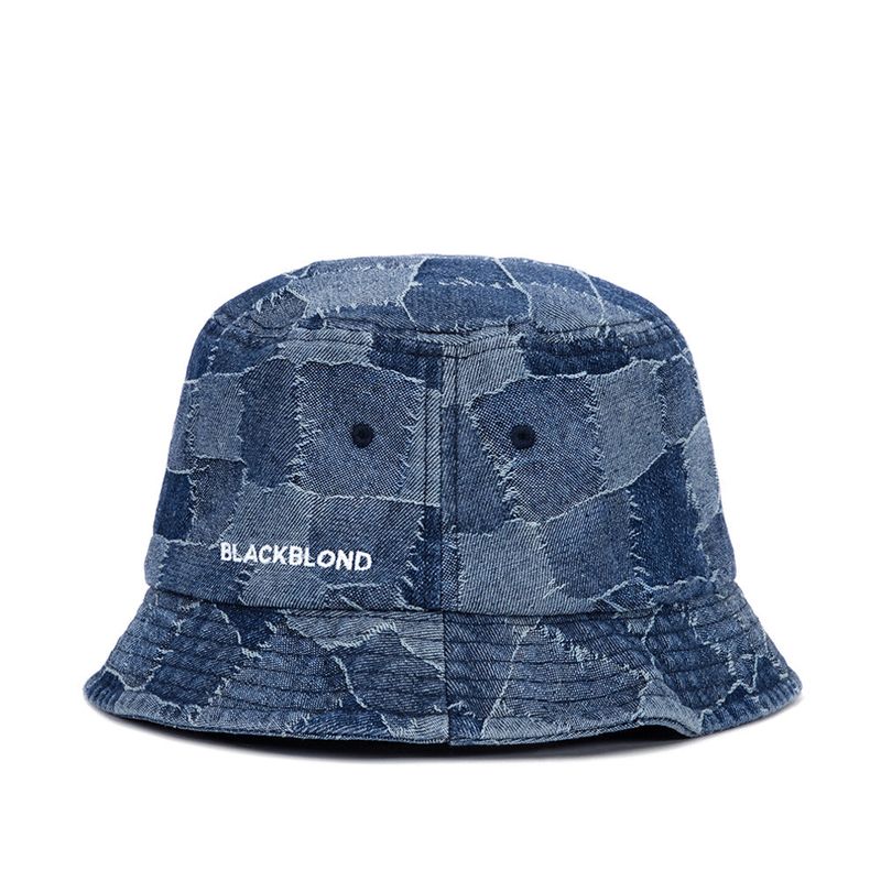 BBD Patchwork Denim Bucket Hat (Blue)