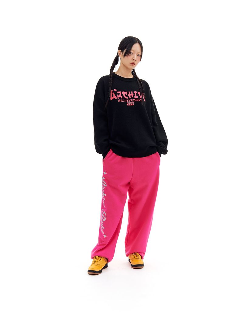 JP LOGO KNIT (BLACK)