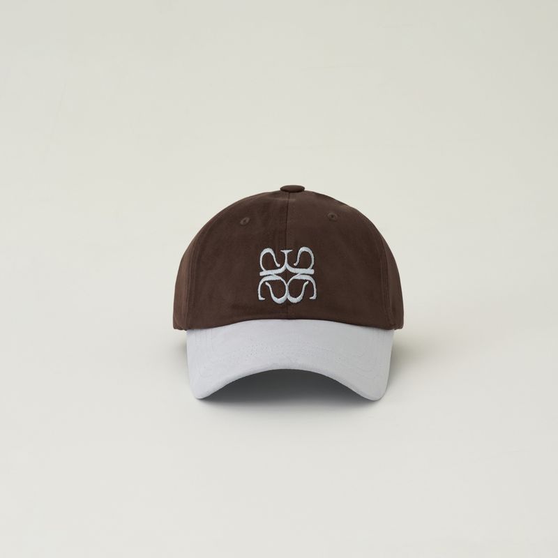 Avivere logo suede brown skyblue