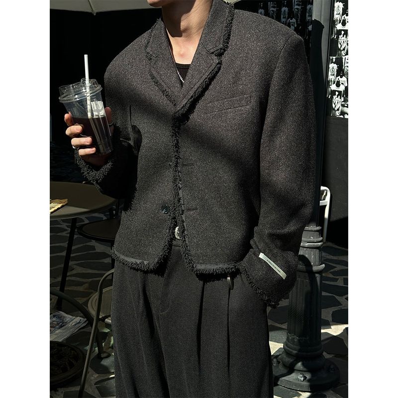LAURANT（ロラン）の「[F/W] Crop tessel jacket(2color)（Jackets/Outerwear）」
