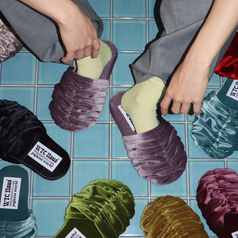 Croa Shoes (Cool Purple) Room Shoes