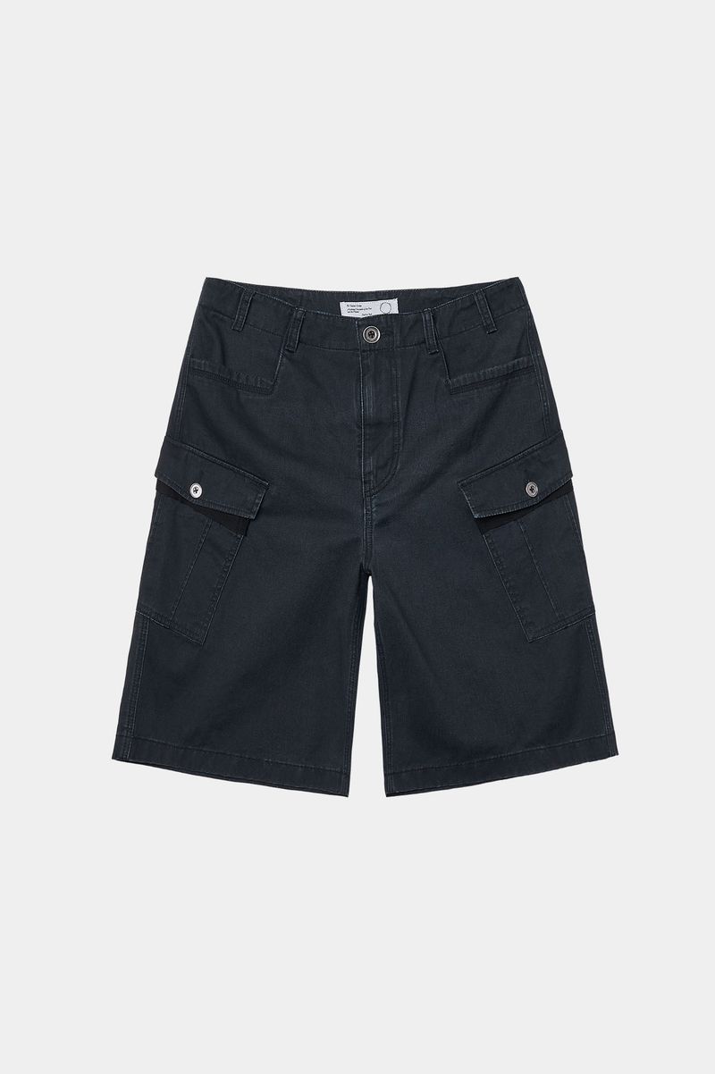 Monkey Pockets Cargo Shorts (Washed Navy)