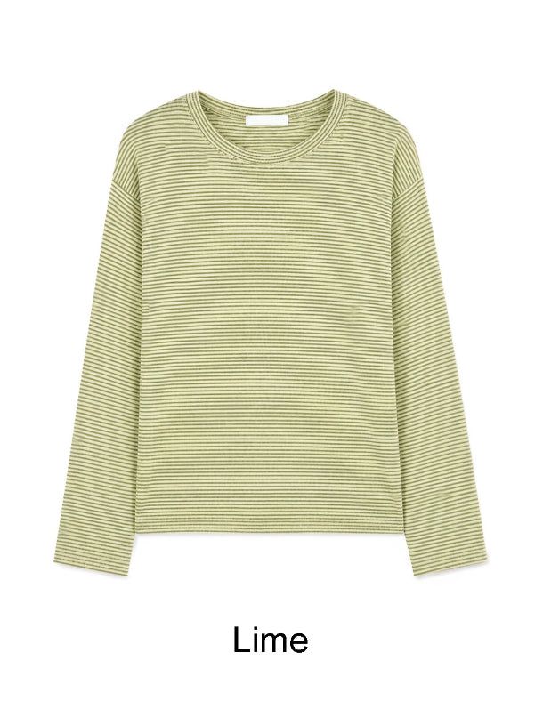 Aaron Loose Fit Striped Long Sleeve