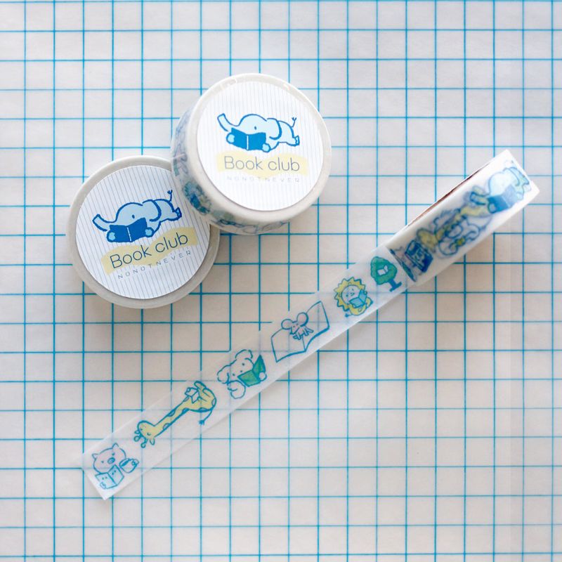NO NOT NEVER（ノーノットネバー）の「マスキングテープ ブッククラブ（雑貨/ステーショナリー）」
