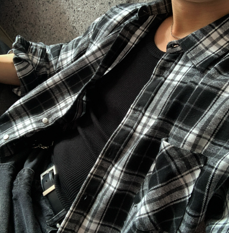 Kuiper Overfit Simple Pocket Check Shirt