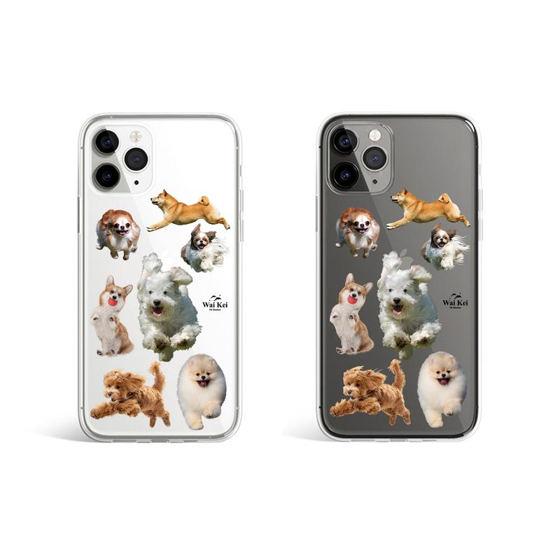 Jelly phone case maltese crew