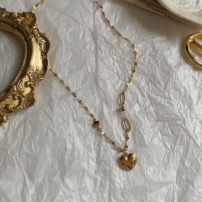 lal Chubby Heart Ball Unique Two-Way Necklace