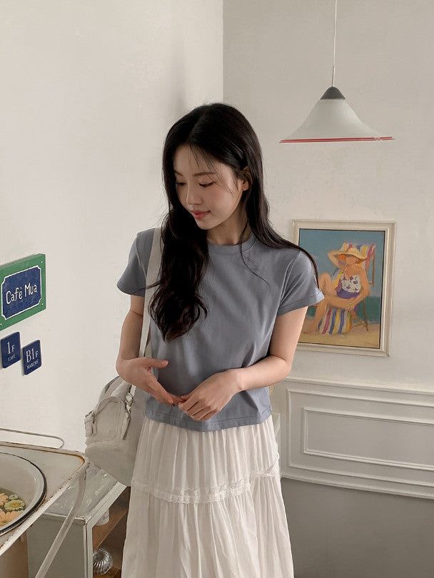 MR Basic Modal Round Short Sleeve T-Shirt (8color)