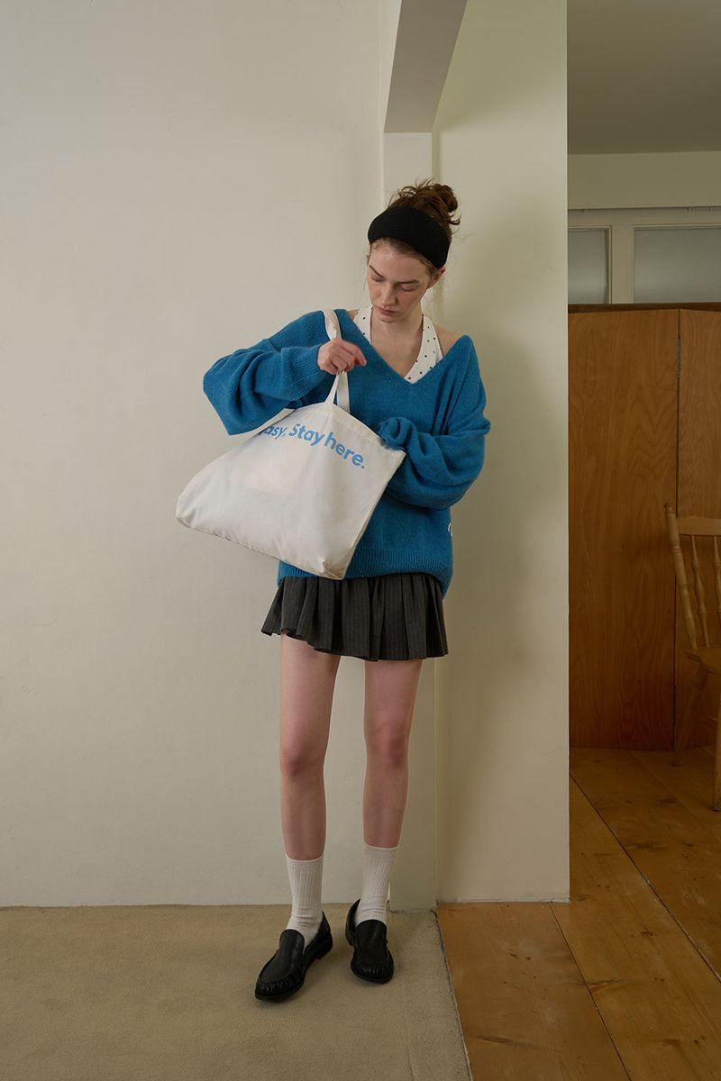 Stay eco bag_ivory
