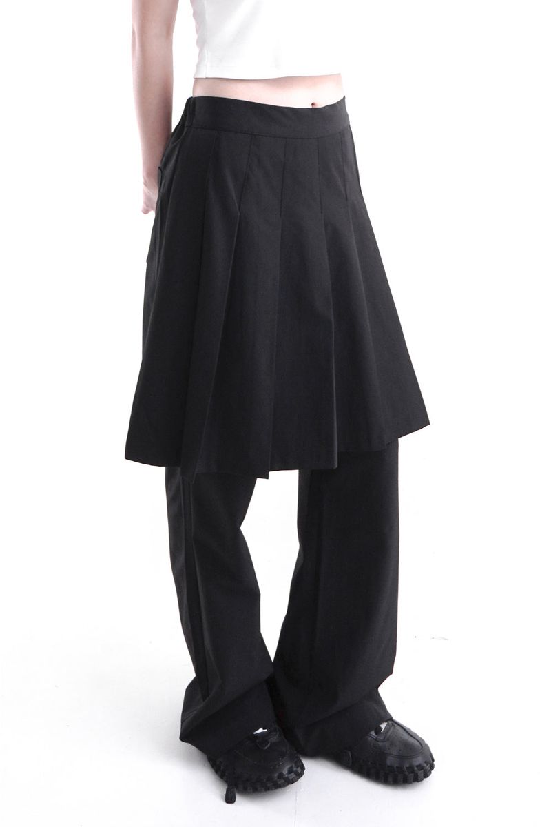 WOOHWA(ウファ)の「ADELE PLEATS SKIRT PANTS(Pants)」