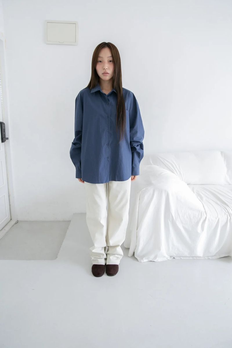 regular bisou cotton pants(2colors)