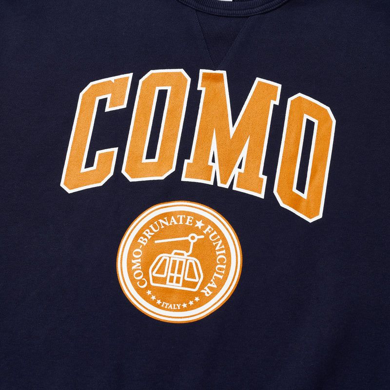 COMO VARSITY SWEATSHIRT [NAVY]