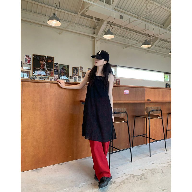 Monty wide cotton pants