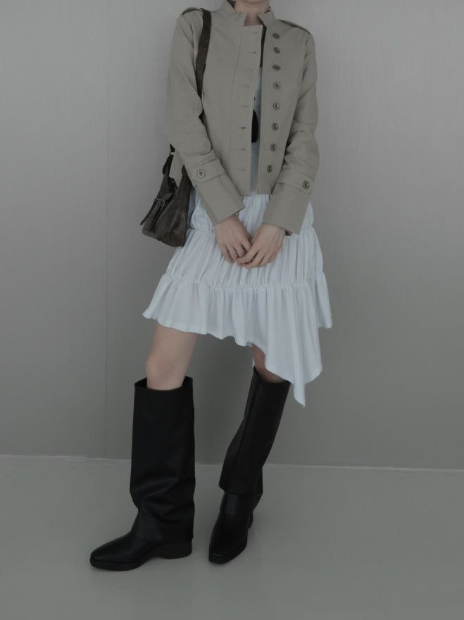 mnem（ムネム）の「Baron Button Cotton Jacket（Jackets/Outerwear）」