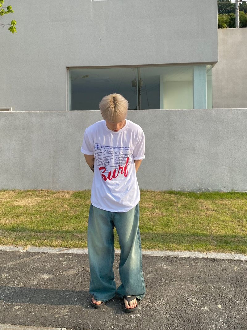 surf lettering half T 2C