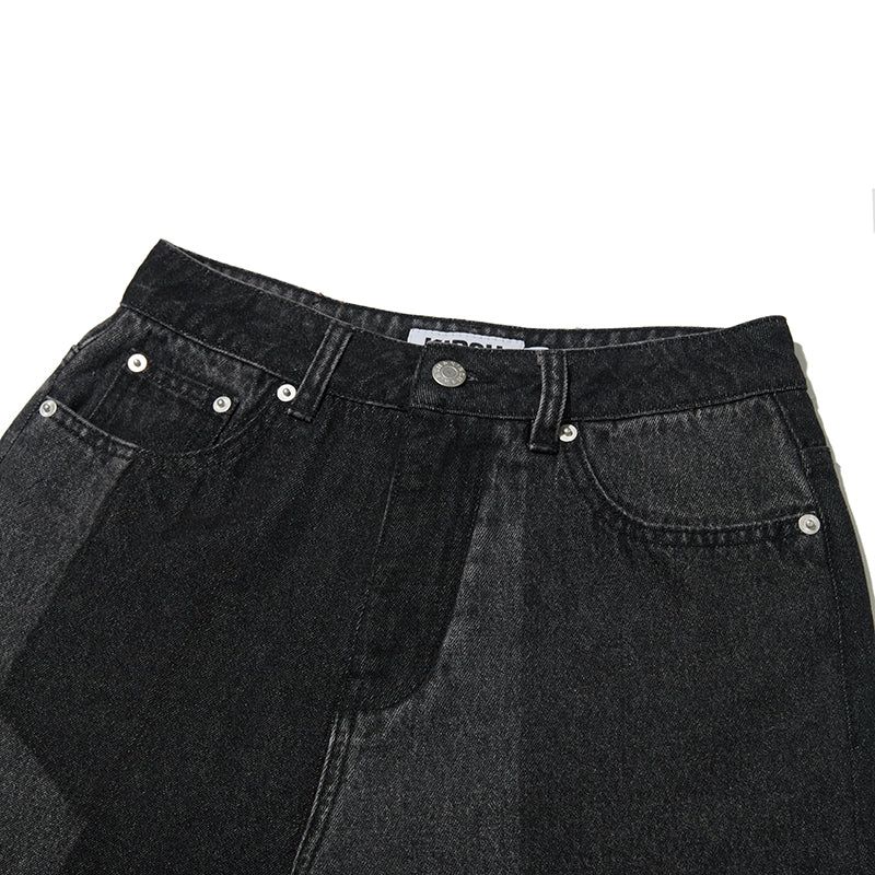 CHERRY WASHING DENIM PANTS [BLACK]
