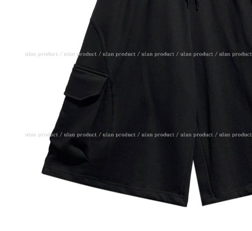 Side Round Pile Bermuda Pants