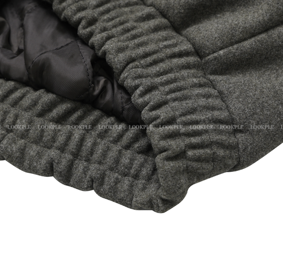 Harrington Overfit Wool Collar Jacket