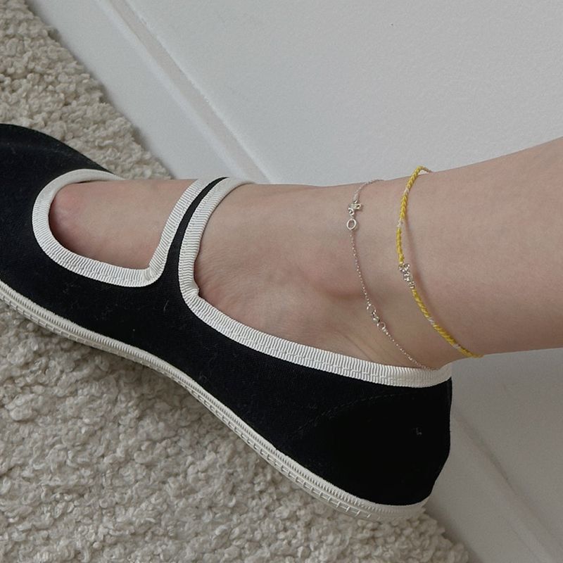 Wave handmade wish Anklet (8color)