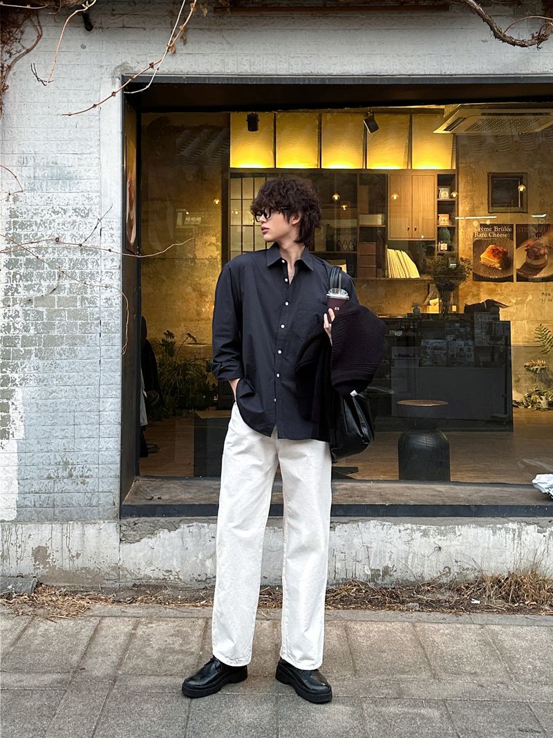 LMN & F Cotton Classic Oversized Fit Shirt (9 colors)