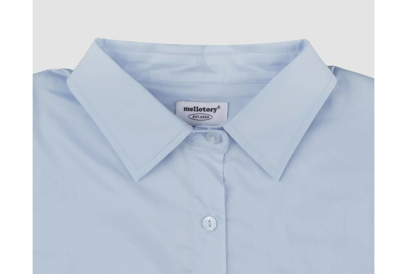 BASIC MELLOW EMBROIDERY SHIRT (WHITE)
