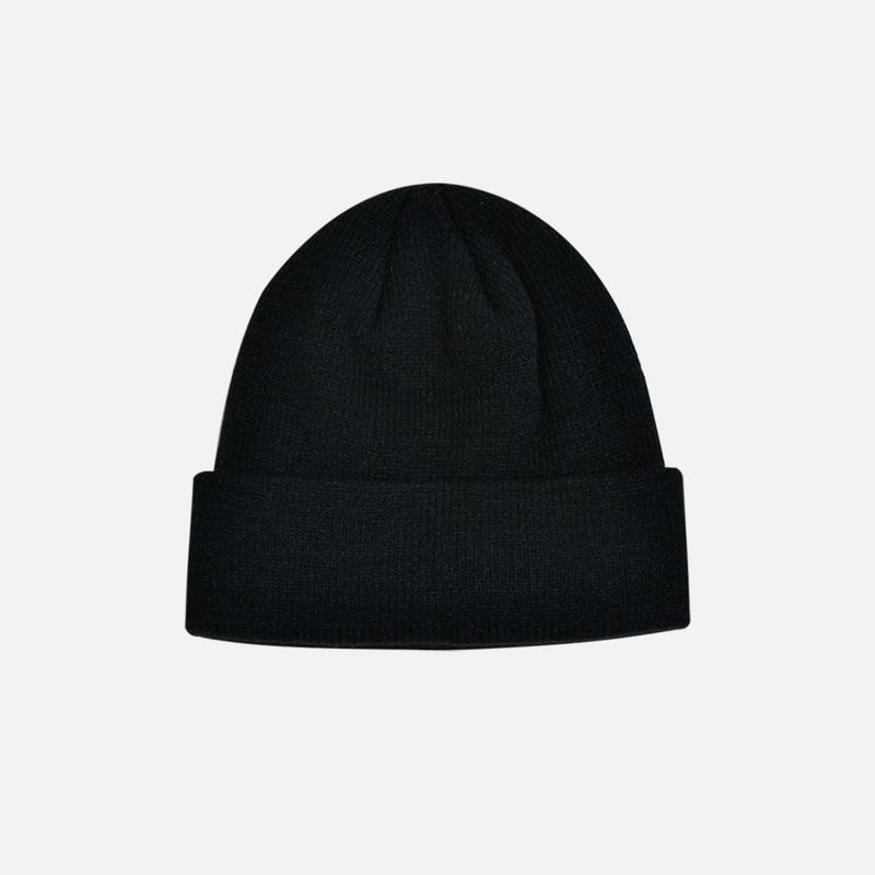 WOOR LONG CUFF BEANIE (BLACK)