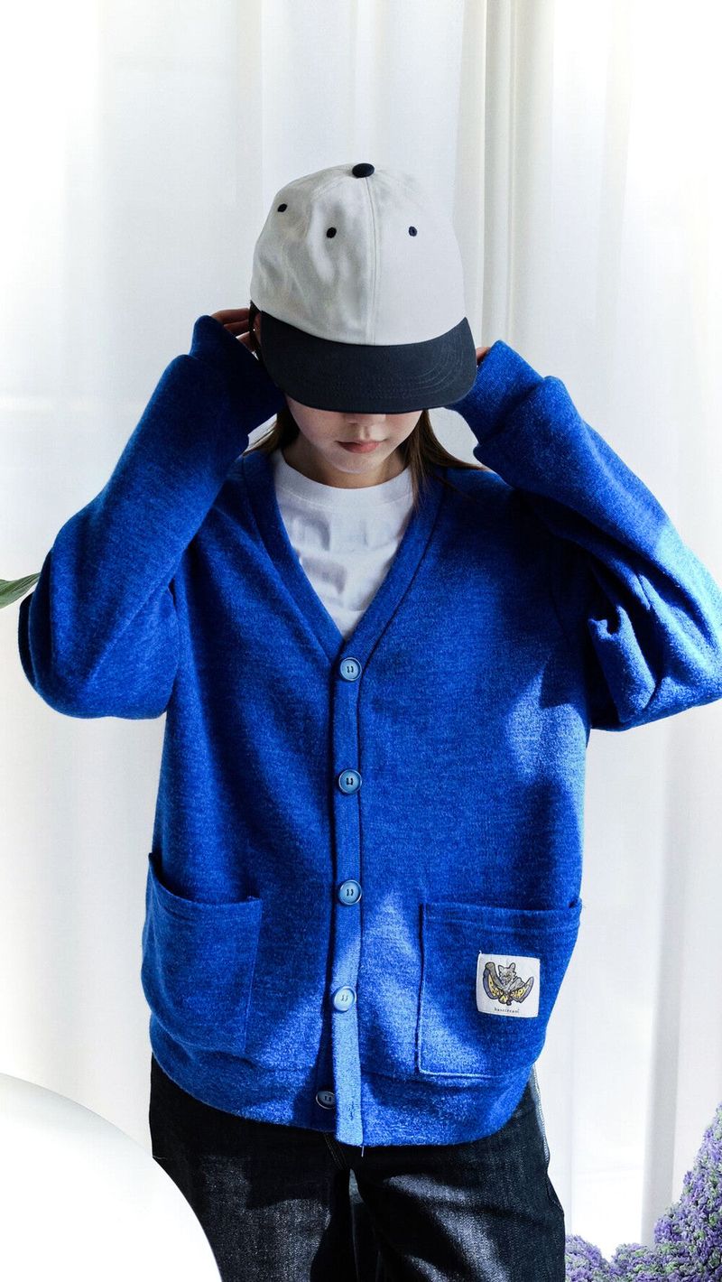 BASECREAM CARDIGAN BLUE