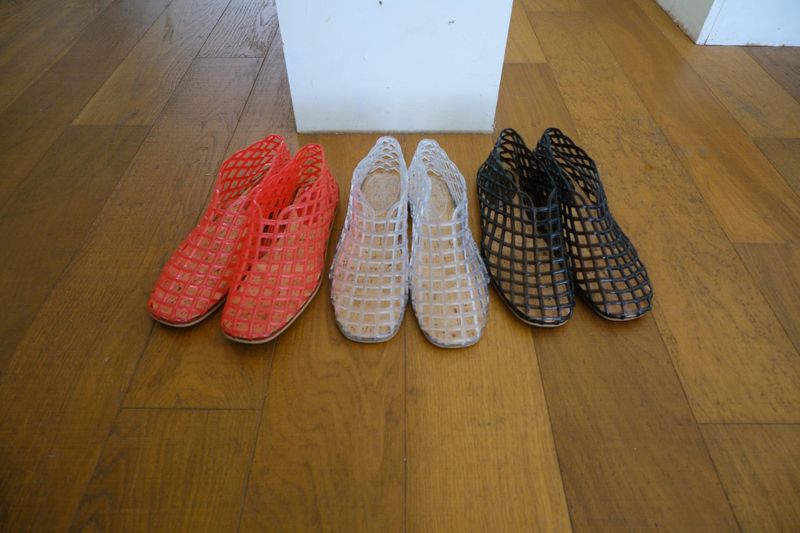 jelly flat shoes