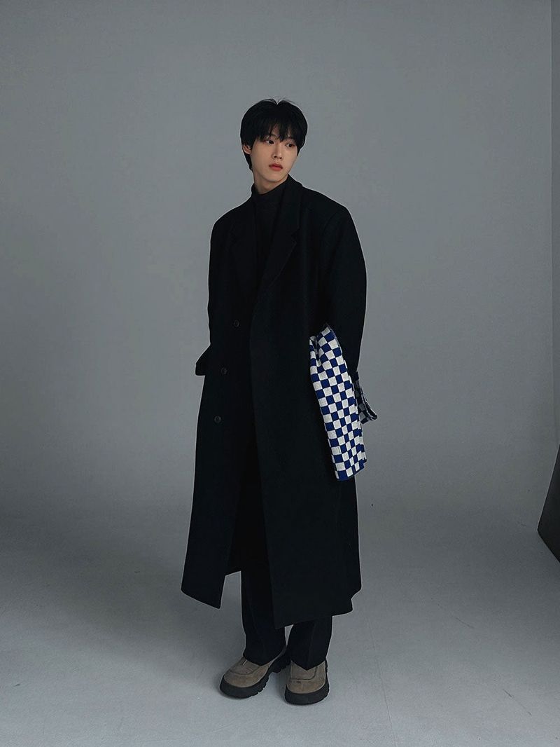 ASCLO Aura Hidden Maxi Wool Coat (3color)