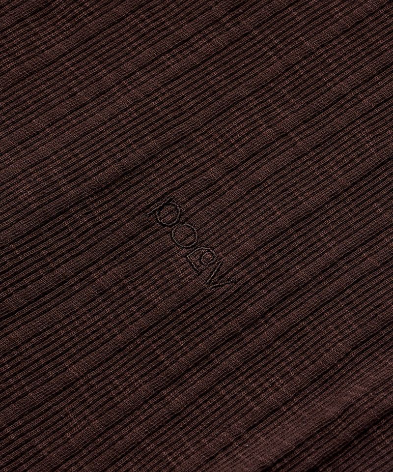 Ringer Sleeveless Top - Brown/Grey