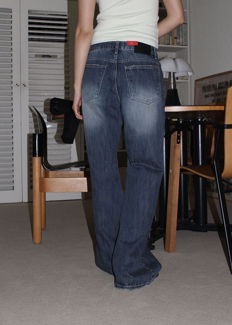 SEMI LOOSE BOOTS CUT DENIM (S-L)