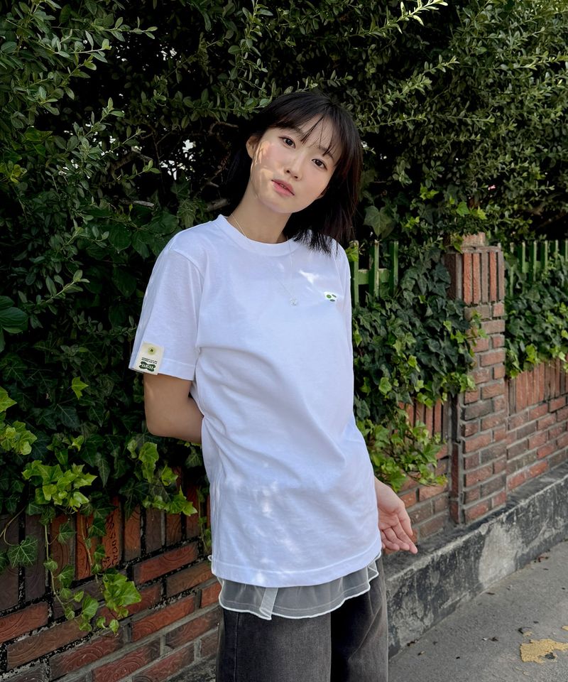 サークルトゥクローバー, ベーシックロゴ半袖Tシャツ_(ホワイト)