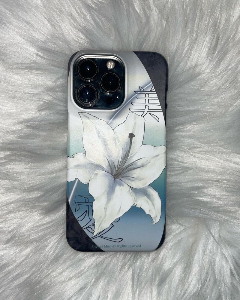 [美愛 1970] MIAE lily phone case (Black)