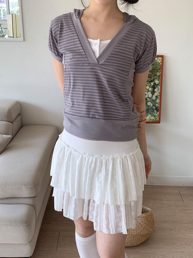 HAZY STRIPE HOODIE (2C)