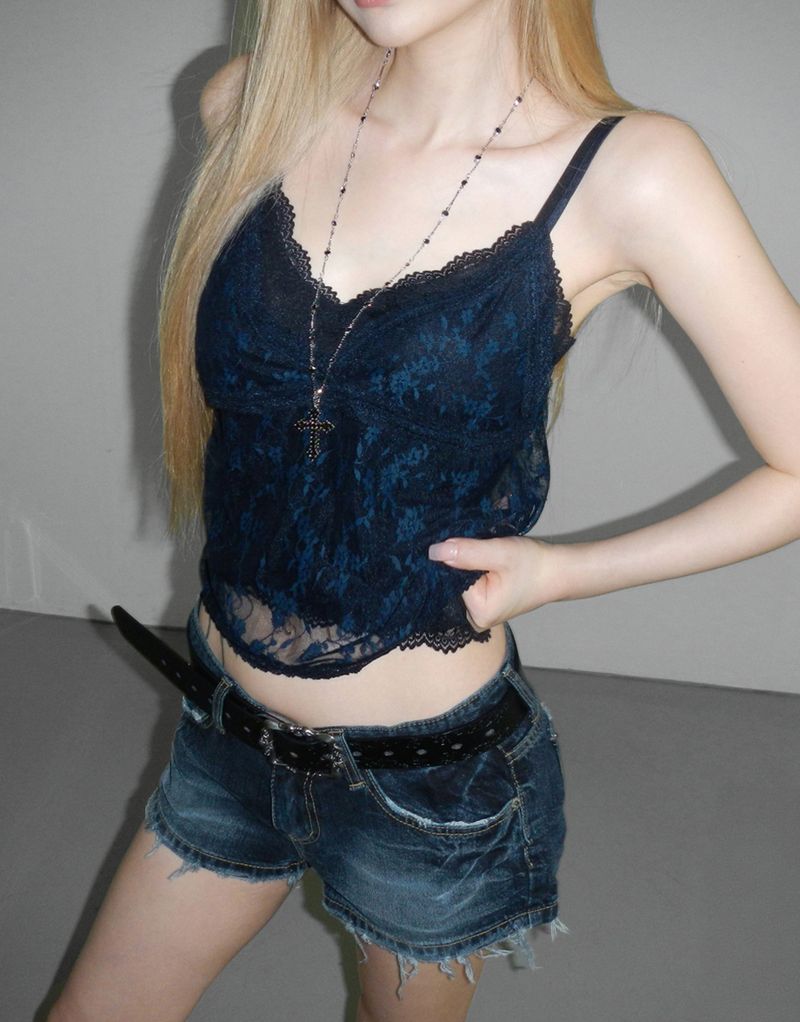 grace see-through bustier(2 color)