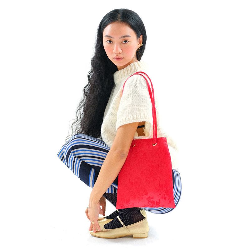 【MADE】YOKO JACQUARD BAG RED