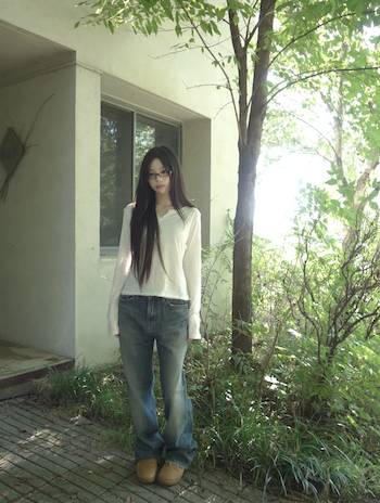 cube denim pants