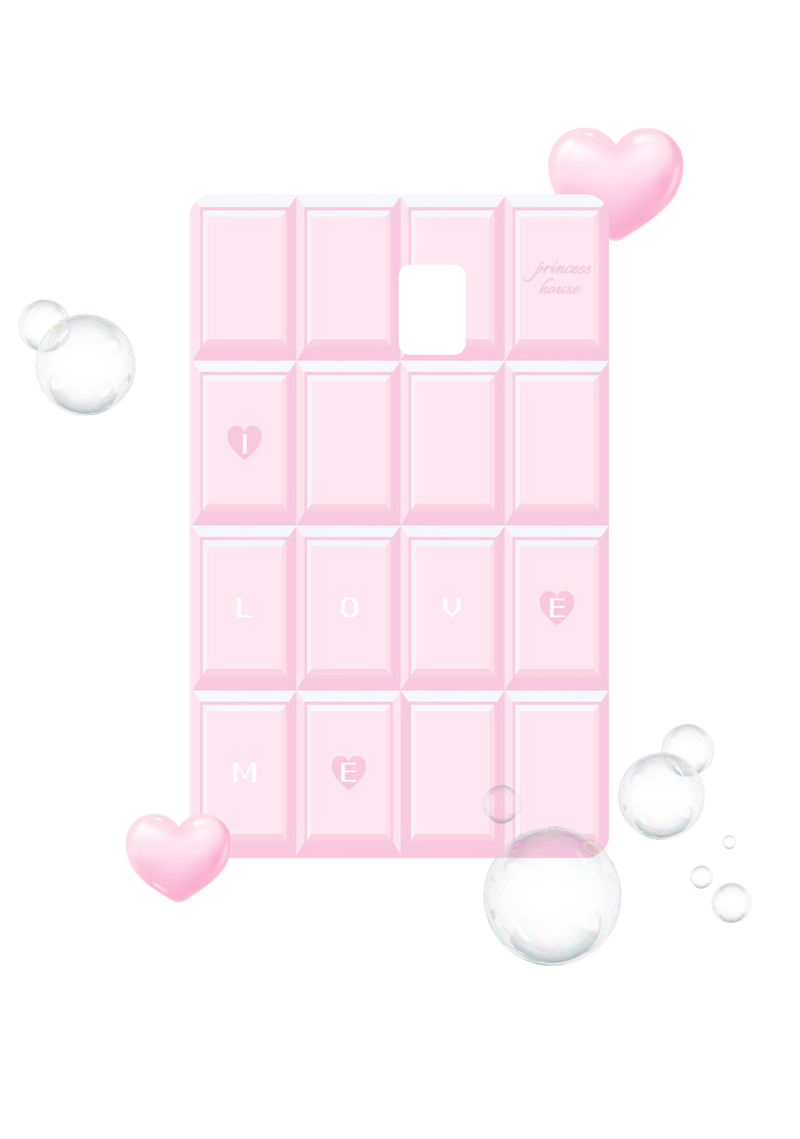 I love me card sticker (2pcs set)