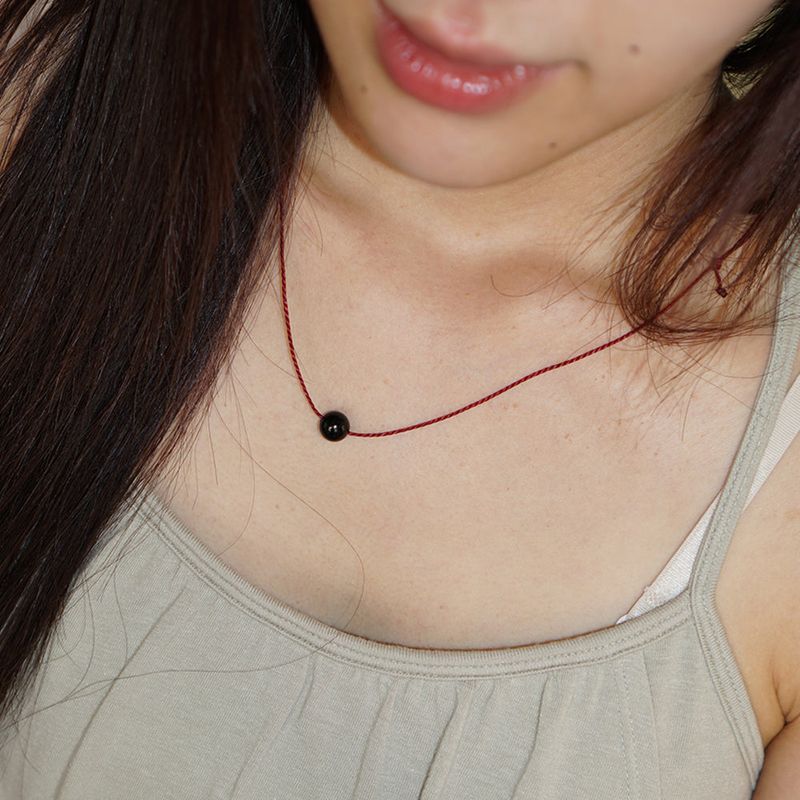 OURPIERRE(アワーピエール)の「BLACK BALL ROPE NECKLACE(Accessories)」