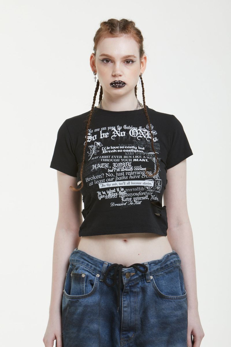 GATELESS（ゲートレス）の「スナップTシャツ（トップス）」