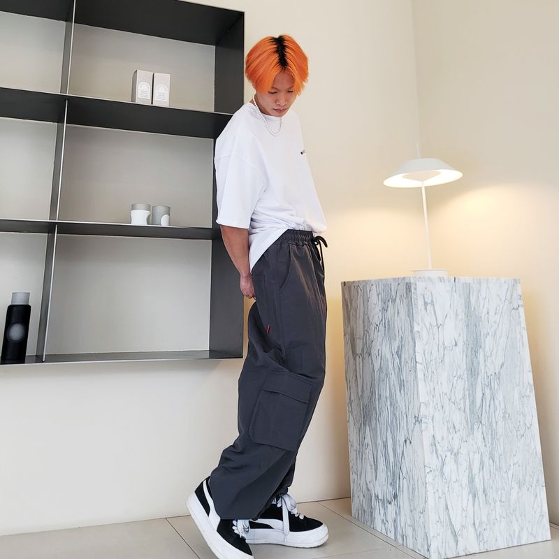 Log Cargo Wide Pants 3color