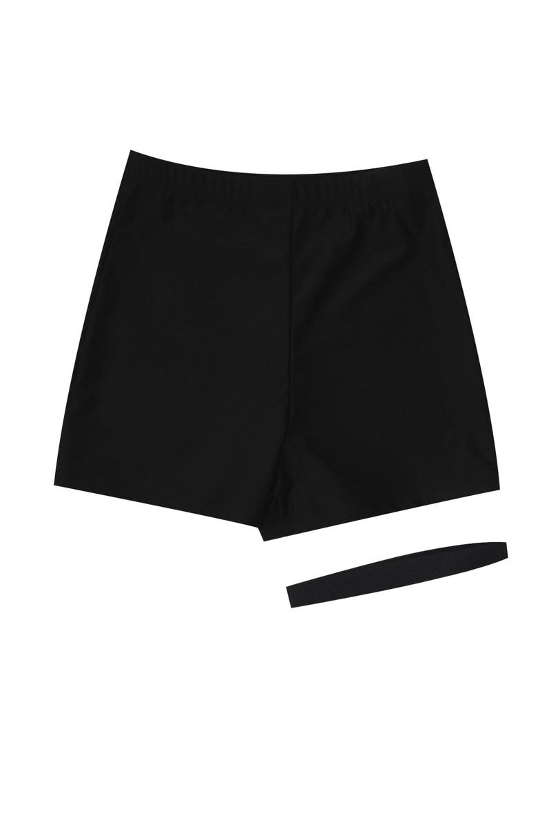 Two-way choker water short pants (black)