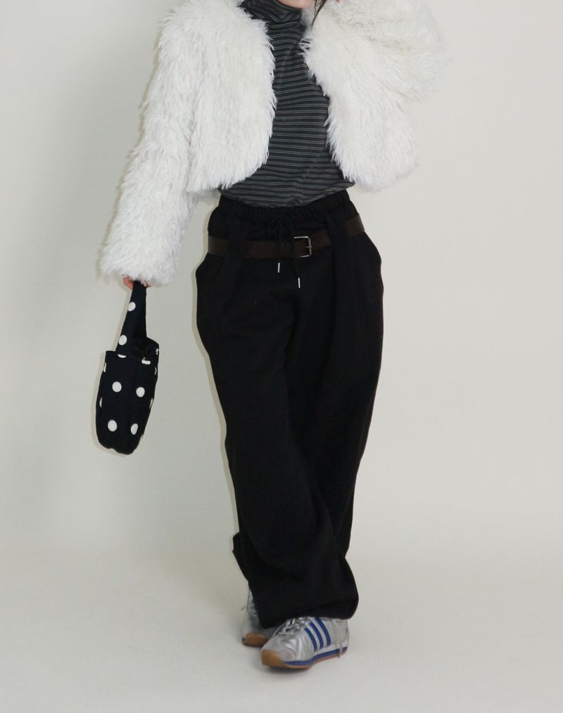 Angel Hairri Fur Bolero Short Jacket (Semi Cropped Jacket)