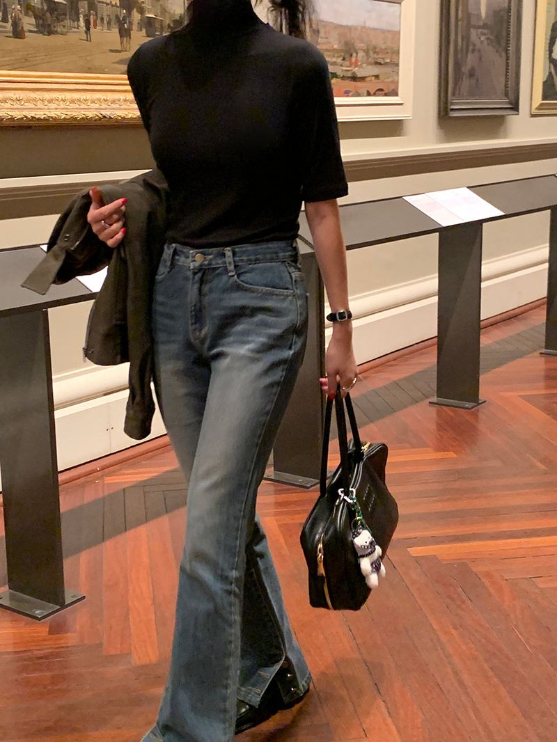 [MADE] Atte Half Turtleneck T-shirt