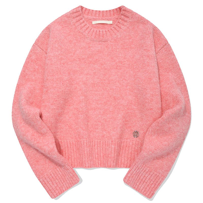 COLLECTION ROUND NECK KNIT [PINK]