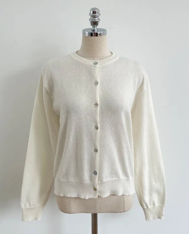 Moz Round Knit Cardigan