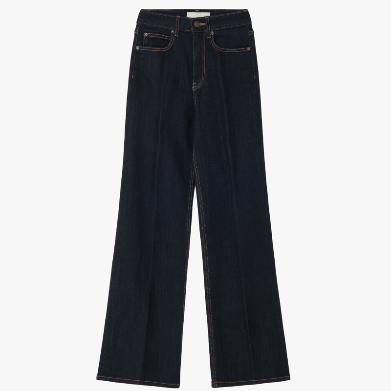 Classic Flare Denim Black Indigo - YF392