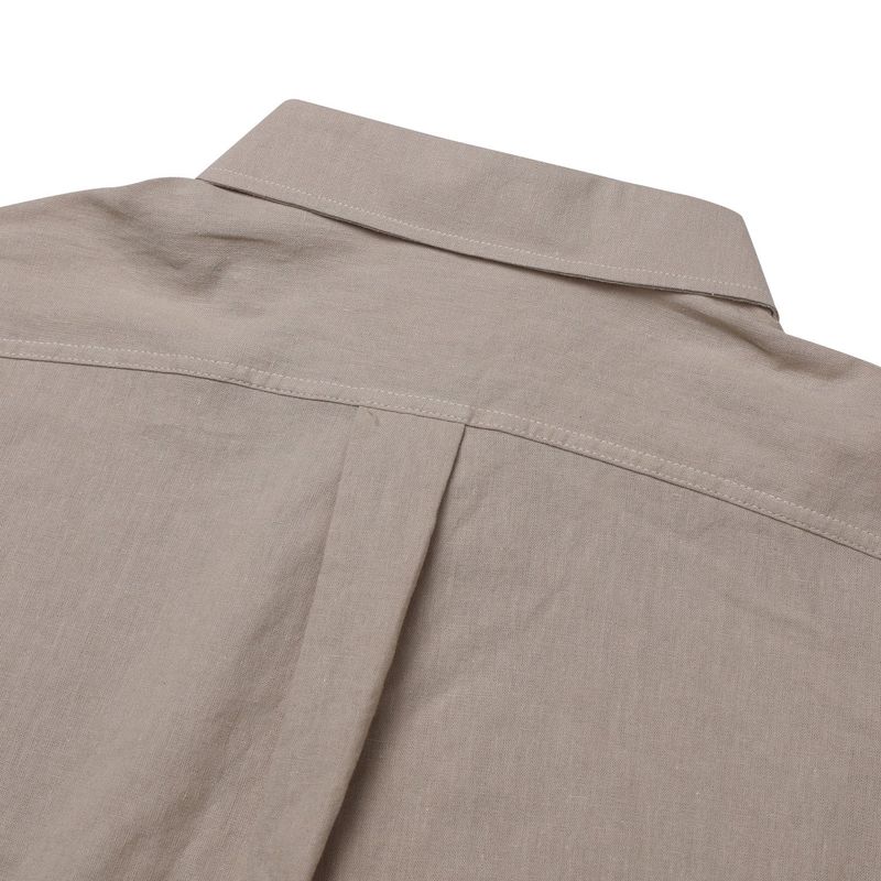 LMN マーエッセンシャルリネンセミオーバーシャツ (12 colors)