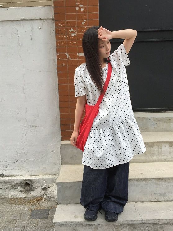 Garanki Non-Faded Wide Denim Pants